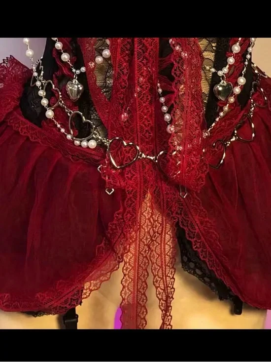 Gothic Vampire Rave Outfit M - Picture 4 of 5